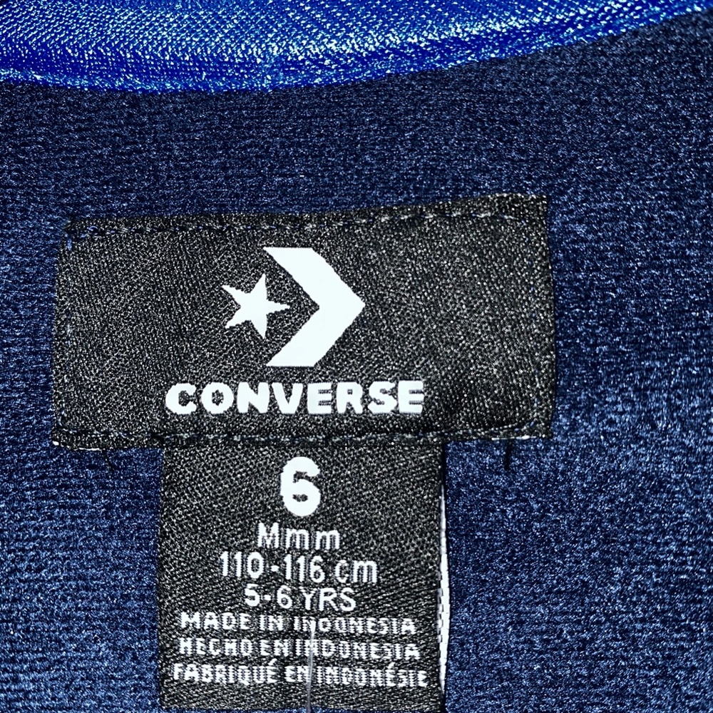 sz 6 Converse Jogger Set Blue All Star 2 Piece NEW w/ Tags Boys Youth - Picture 11 of 13